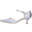Chic / Beautiful Ivory Casual Womens Shoes 2020 Satin Ankle Strap 5 cm Stiletto Heels Pointed Toe Heels