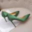 Simple Champagne Désinvolte Satin Escarpins 2020 10 cm Talons Aiguilles À Bout Pointu Escarpins