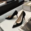 Chic Noire Bureau OL Escarpins 2020 Perle 9 cm Talons Aiguilles À Bout Pointu Escarpins