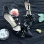 Charmant Champagne Cristal Chaussure De Mariée 2020 Faux Diamant T-Strap 8 cm Talons Aiguilles À Bout Pointu Mariage Escarpins