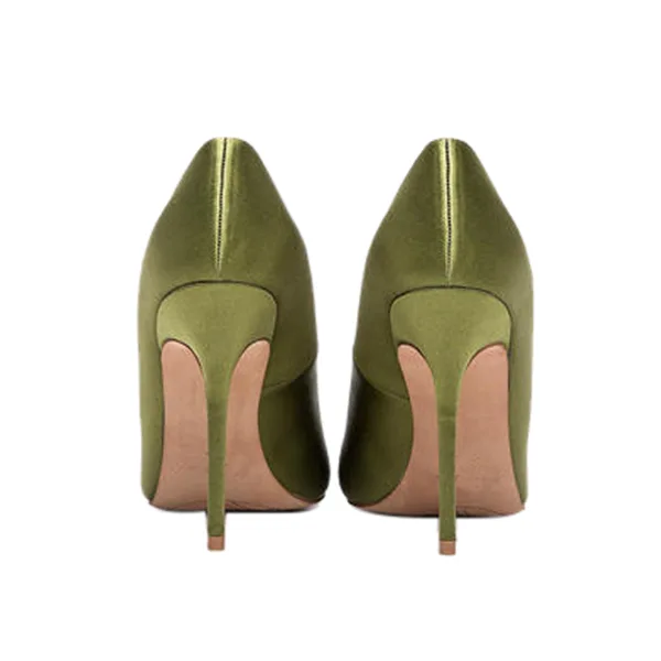 Enkla Gul Casual Pumps 2020 10 cm Stilettklackar Spetsiga Pumps