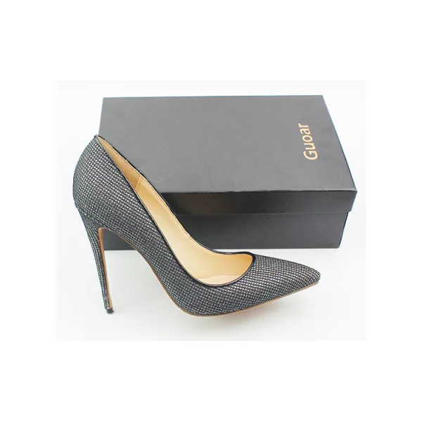 Glitzernden Burgunderrot Glanz Pailletten Abend Pumps 2020 12 cm Stilettos Spitzschuh Pumps