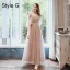 Modest / Simple Mint Green Bridesmaid Dresses 2021 A-Line / Princess Off-The-Shoulder Short Sleeve Backless Floor-Length / Long Wedding Party Dresses