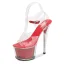 Sexy Bleu Ciel Club de carnaval Sandales Femme 2020 Bride Cheville 17 cm Talons Aiguilles Peep Toes / Bout Ouvert Sandales
