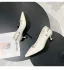 Charmig Svarta Gatukläder Pumps 2020 Läder Rhinestone 5 cm Stilettklackar Spetsiga Pumps