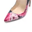 Fashion Multi-Colors Outdoor / Garden Floral Pumps 2020 Patent Leather 12 cm Stiletto Heels Pointed Toe Pumps