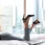 Schlicht Beige Büro OL Slingpumps Sandalen Damen 2020 Wildleder 10 cm Stilettos Spitzschuh Sandaletten