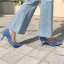 Schlicht Schwarz Strassenmode Wildleder Pumps 2020 8 cm Stilettos Spitzschuh Pumps