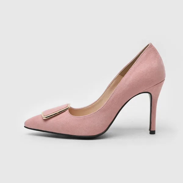 Chic / Belle Rouge Bureau OL Daim Escarpins 2020 10 cm Talons Aiguilles À Bout Pointu Escarpins