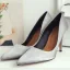 Simple Noire Demoiselle D'honneur Escarpins 2020 Satin 10 cm Talons Aiguilles À Bout Pointu Escarpins