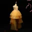 Chic / Beautiful Detachable Flower Girl Dresses 2017 Ball Gown Lace Appliques Crystal High Neck Sleeveless Asymmetrical Wedding Party Dresses