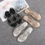 Bohemen Zilveren Zomer Straatkleding Rhinestone Pantoffel & Slippers 2020 Peep Toe Platte Damesschoenen