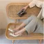 Chic / Belle Noire Slingbacks Vêtement de rue Cuir Sandales Femme 2020 5 cm Talons Aiguilles À Bout Pointu Sandales