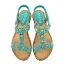 Böhmen Sommer Rosa Strand Sandalen Damen 2020 Perle Strass Peeptoes Flache Sandaletten