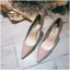 Eenvoudige Mooie / Prachtige Nude Kantoor OL Pumps 2020 Leer 10 cm Naaldhakken / Stiletto Spitse Neus Pumps