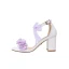 Chic / Beautiful White Outdoor / Garden Womens Sandals 2020 Bow Ankle Strap Pearl Rhinestone 7 cm Stiletto Heels Open / Peep Toe Sandals