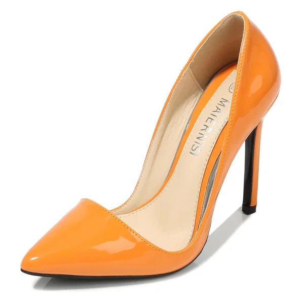 Mooie / Prachtige Zilveren Kantoor OL Pumps 2020 Lakleer 11 cm Naaldhakken / Stiletto Spitse Neus Pumps