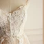 Elegant Champagne Wedding Dresses 2018 A-Line / Princess Beading Lace Appliques Spaghetti Straps Backless Sleeveless Chapel Train Wedding