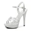 Chic / Belle Noire Club de carnaval Sandales Femme 2020 Bride Cheville 13 cm Talons Aiguilles Peep Toes / Bout Ouvert À Bout Pointu Sandales