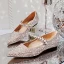 Charming Nude Pearl Rhinestone Wedding Shoes 2020 7 cm Stiletto Heels Pointed Toe Wedding Pumps