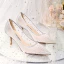 Glittrande Silver Brudskor 2020 Rhinestone Paljetter 9 cm Stilettklackar Spetsiga Bröllop Pumps