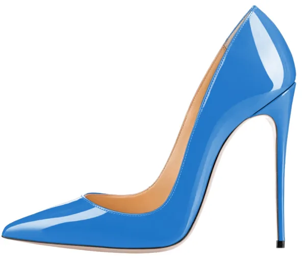 Mooie / Prachtige Bordeaux Kantoor OL Pumps 2020 Lakleer 12 cm Naaldhakken / Stiletto Spitse Neus Pumps