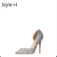 Scintillantes Argenté Soirée Paillettes Chaussures Femmes 2020 10 cm Talons Aiguilles À Bout Pointu Talons