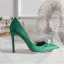 Chic Ivoire Perle Chaussure De Mariée 2020 Cuir 10 cm Talons Aiguilles À Bout Pointu Mariage Escarpins