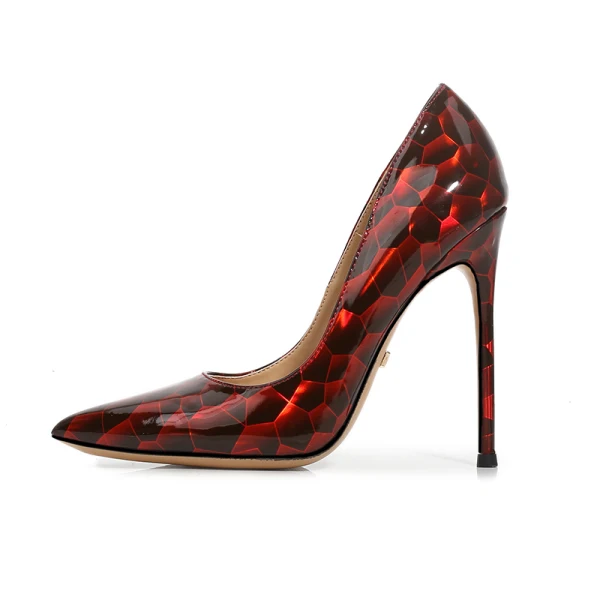 Sexy Black Cocktail Party Pumps 2021 10 cm Stiletto Heels High Heels Pointed Toe Pumps