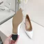 Charming Black Evening Party Rivet Pumps 2021 Leather Patent Leather 6 cm Stiletto Heels Pointed Toe High Heels