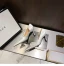 Elegant Ivory Open Side Satin Flower Wedding Shoes 2021 7 cm Stiletto Heels Pointed Toe Wedding High Heels