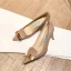 Chic / Beautiful OL Office Black Pumps 2021 Buckle 7 cm Stiletto Heels High Heels Pointed Toe Pumps