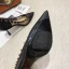 Fashion Rivet Black See-through Evening Party Pumps 2021 7 cm Stiletto Heels Pointed Toe High Heels Pumps