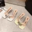 Sexy White Street Wear Rhinestone Womens Sandals 2021 6 cm Stiletto Heels Open / Peep Toe Sandals High Heels