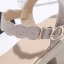 Chic / Beautiful Green Summer Street Wear Suede Womens Sandals 2021 6 cm Thick Heels Open / Peep Toe Sandals