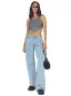 Sexy Grey Summer Outdoor Sports Gymnasium Street Wear Tight  Women Tank 2021 Scoop Neck Sleeveless Women's Tops Sweaters