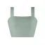 Sexy Fashion Summer Sage Green Street Wear Outdoor Sports Gymnasium Tight  Women Tank 2021 Square Neckline Sleeveless Women's Tops Sweatshirts