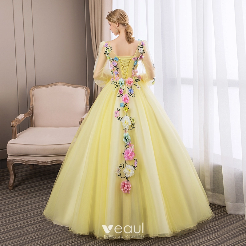 yellow fairy dress Fairy Costume Tutu Dress with Wings for Girls main image 0