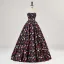 Fancy Multi-Colors Floral Prom Dresses 2024 Ball Gown Spaghetti Straps Sleeveless Backless Floor-Length / Long Prom Formal Dresses