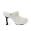 Chic / Beautiful Ivory Pearl Wedding High Heels 2022 10 cm Stiletto Heels Round Toe Wedding Shoes