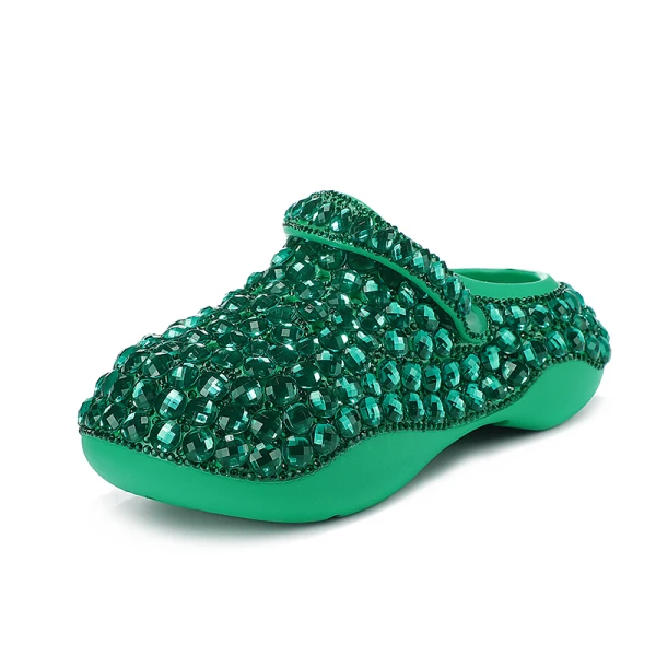 Confortable Multi-Couleurs Faux Diamant Plate Mariage Baskets 2022 À Bout Rond Chaussure De Mariée