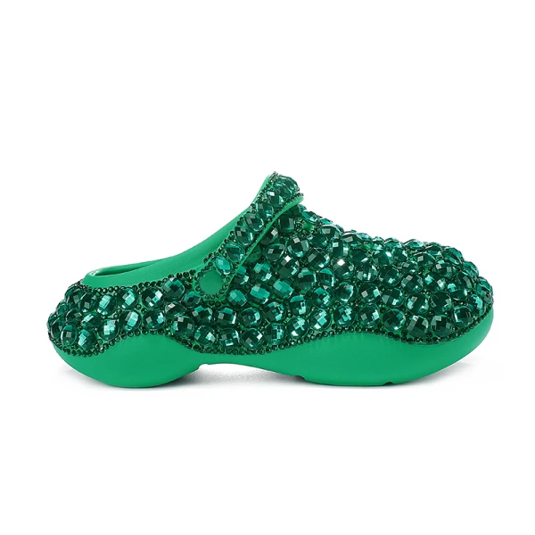 Confortable Multi-Couleurs Faux Diamant Plate Mariage Baskets 2022 À Bout Rond Chaussure De Mariée