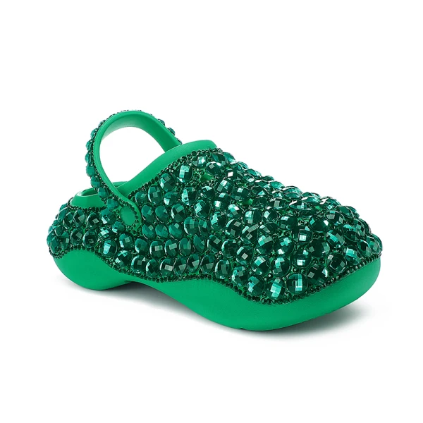 Confortable Multi-Couleurs Faux Diamant Plate Mariage Baskets 2022 À Bout Rond Chaussure De Mariée