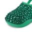 Confortable Multi-Couleurs Faux Diamant Plate Mariage Baskets 2022 À Bout Rond Chaussure De Mariée