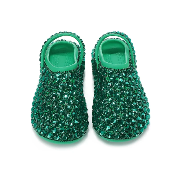 Confortable Multi-Couleurs Faux Diamant Plate Mariage Baskets 2022 À Bout Rond Chaussure De Mariée