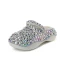 Confortable Multi-Couleurs Faux Diamant Plate Mariage Baskets 2022 À Bout Rond Chaussure De Mariée