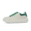 Charmig Multi-Färger Platt Bröllop Rhinestone Pärla Sneakers 2022 Läder Pande Zote Toe Brudskor