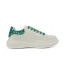 Charmig Multi-Färger Platt Bröllop Rhinestone Pärla Sneakers 2022 Läder Pande Zote Toe Brudskor