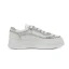 Bekväm Elfenben Pärla Rhinestone Bröllop Sneakers 2022 Läder Pande Zote Toe Brudskor
