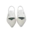Charming Multi-Colors Rhinestone Evening Party Womens Sandals 2022 Leather Pearl 3 cm Low Heel Stiletto Heels Pointed Toe Womens Shoes High Heels